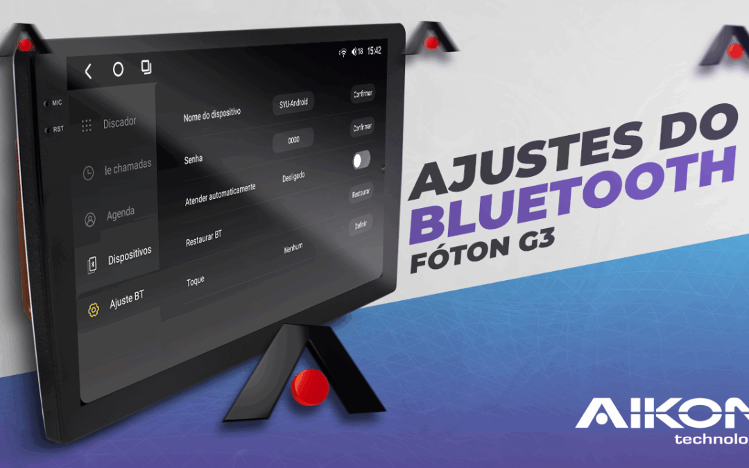Ajustes do Bluetooth